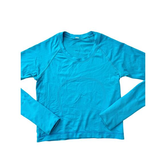 Lululemon cropped swifty tech long sleeve - size 6 - Picture 2 of 5